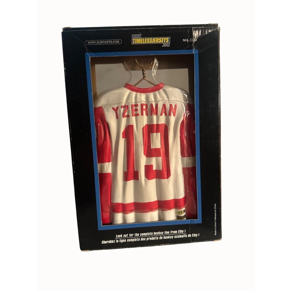 Yzerman Limited Edition Timeless Ceramic Jersey on‎ hanger Series 1